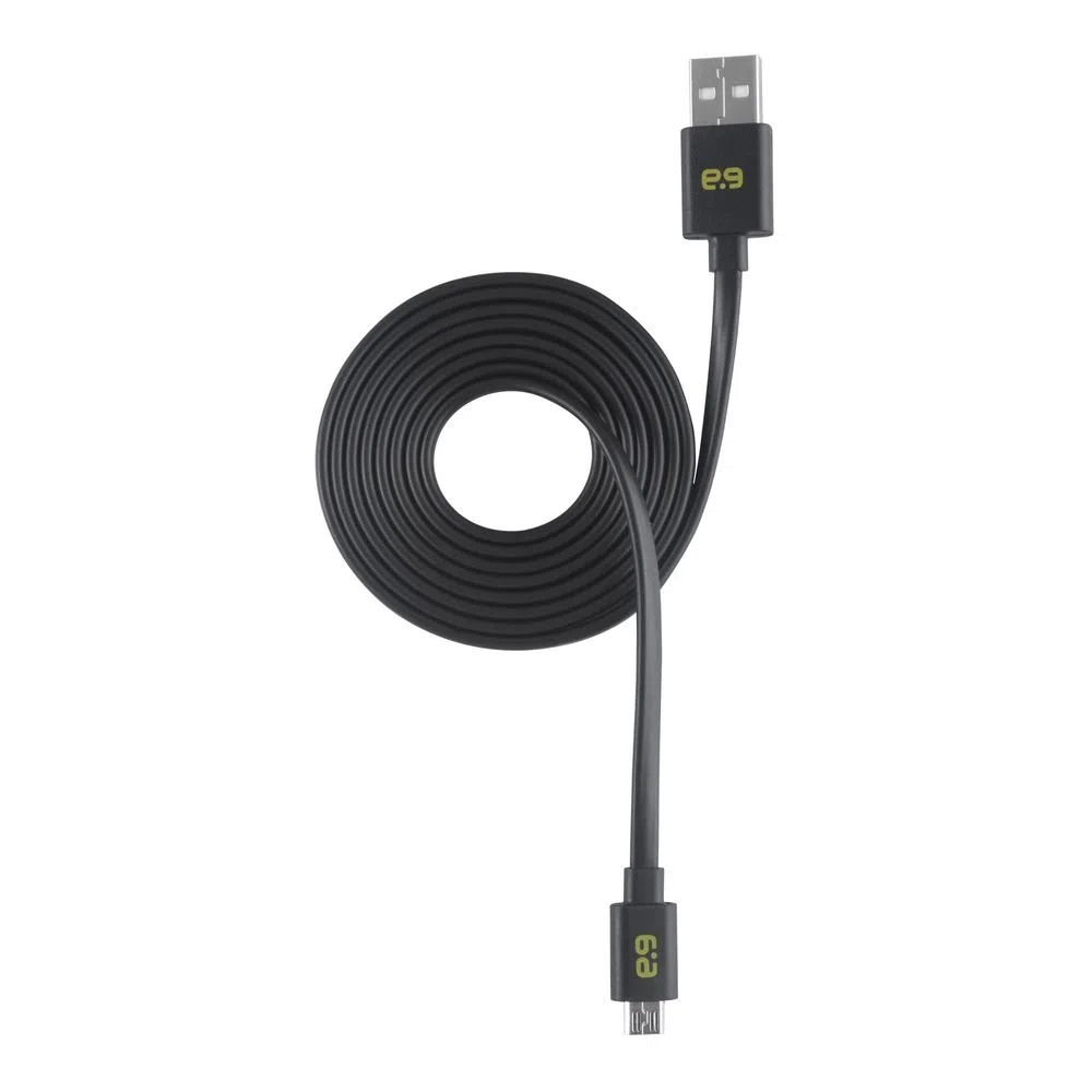 CABLE MOBO DURABLE MICRO USB NEGRO 2M