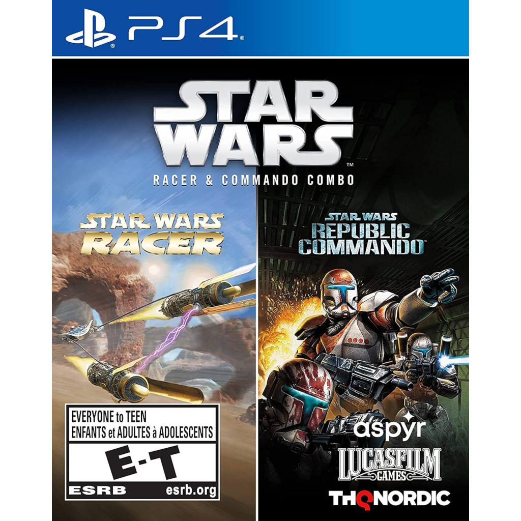 STAR WARS RACER AND COMMANDO PS4